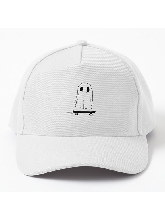 Sk8r Ghost Baseball Cap, Skate Hat Style Design