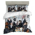 SkYifF Kpop Stray Kids Bedding Queen comforters Sets Felix Hyunjin 3