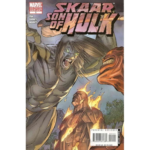 Skaar: Son of Hulk #1B (2nd) VF ; Marvel Comic Book