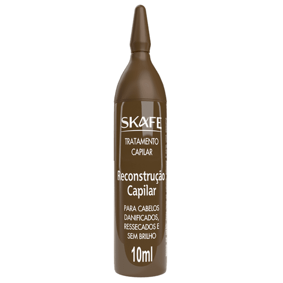 Skafe - Linha Tratamento Capilar - Ampola Reconstrucao Capilar (3 x 10 Ml) - (Hair Treatment Collection - Hair Reconstruction Ampoule (3 x 0.34 Fl Oz))