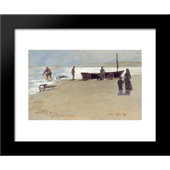 Skagen 20x24 Framed Art Print by Peder Severin Kroyer