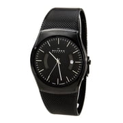Skagen H01SSLB Steel Ladies Watch. Black leather band. Skagen denmark hiromichi konno - Gem main image 2