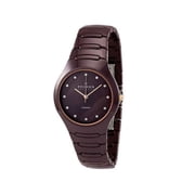 Skagen Ceramic Collection Womens Brown Dial Quartz Watch 817SDXCR