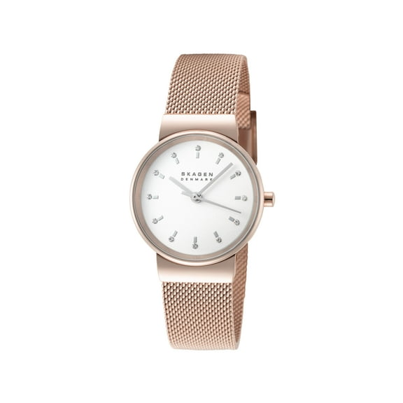 Skagen Hald SKW2826 Women's 26mm White Dial Stainless Steel Mesh Watch