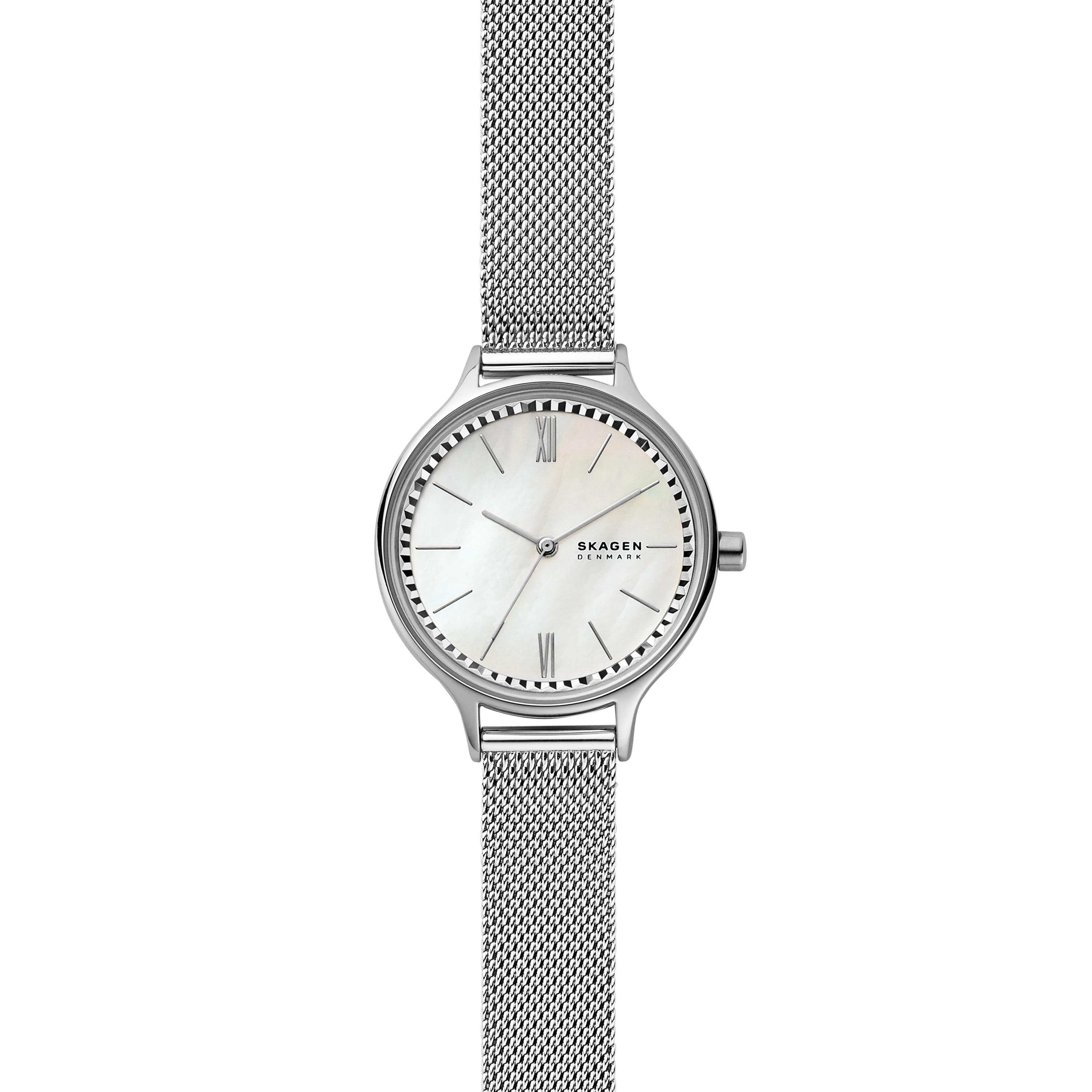 Skagen Ladies Anita Three-Hand Silver-Tone Jamaica | Ubuy