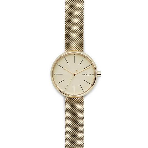 Skagen Ladies' Signatur Gold-Tone Steel-Mesh Watch (SKW2614)