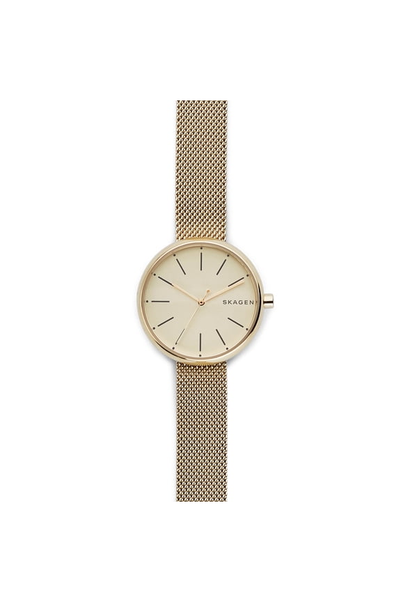 Ladies' Signatur Gold-Tone Steel-Mesh Watch (SKW2614)