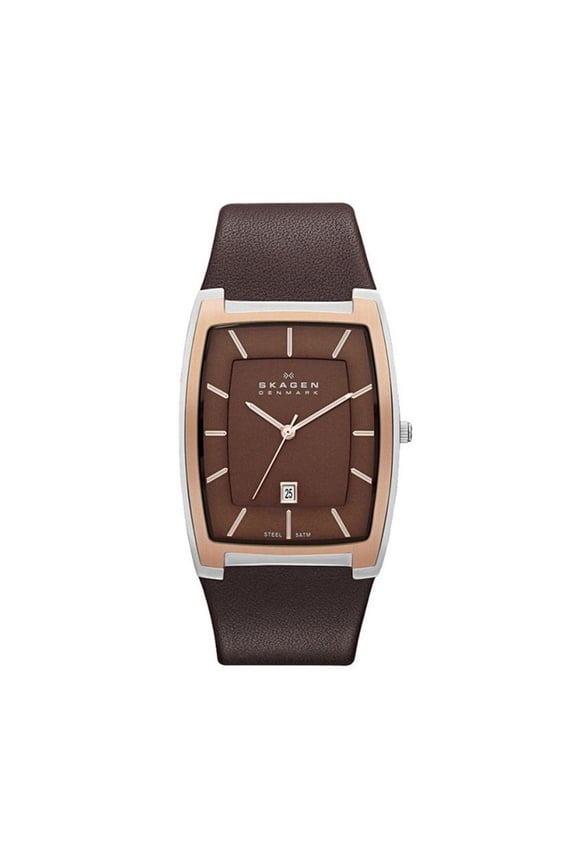 Men's Brown Dial Quartz Watch SKW6004