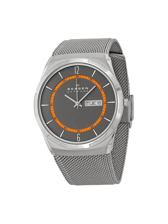 Men's Melbye Grey Dial Grey Mesh Watch SKW6007