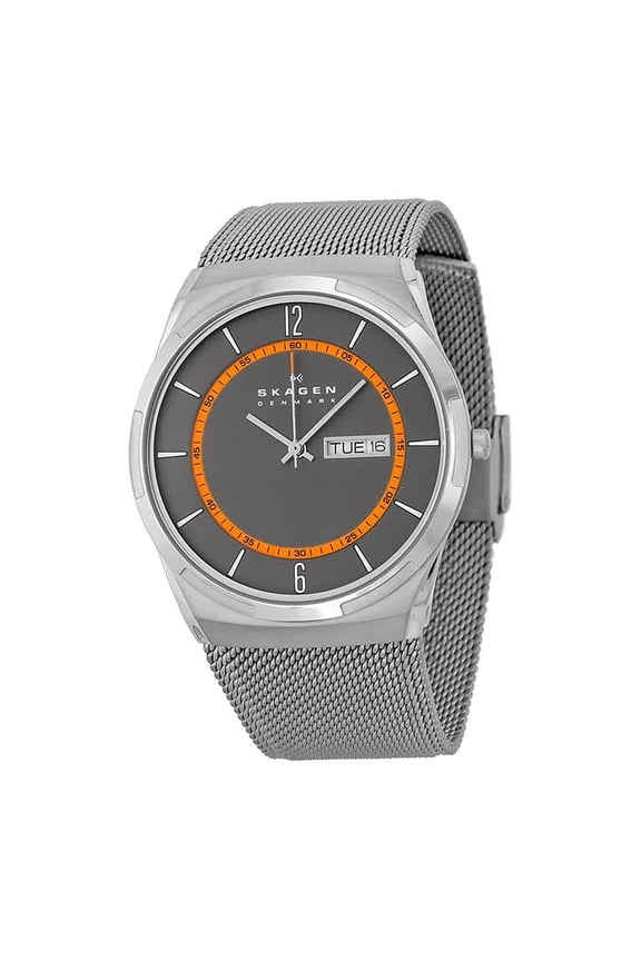 Men's Melbye Grey Dial Grey Mesh Watch SKW6007