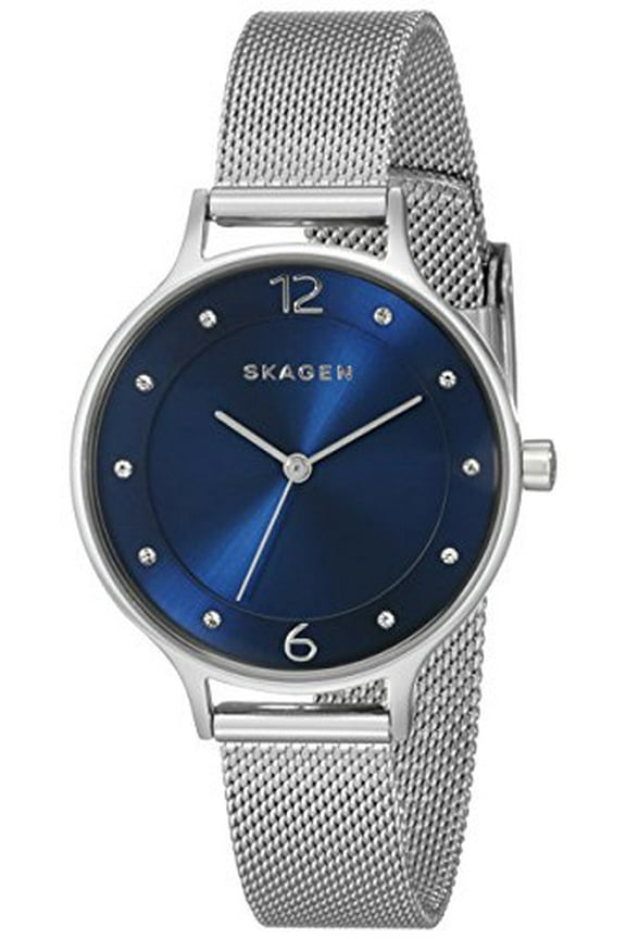 Anita 30mm Stainless Steel Blue Dial Ladies Quartz Watch SKW2307