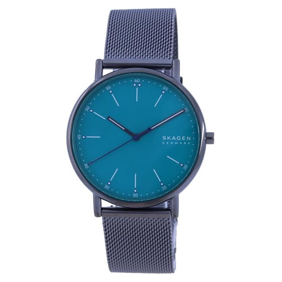 Skagen SKW6743 Signatur Blue Dial Stainless Steel Quartz Men Watch, Blue