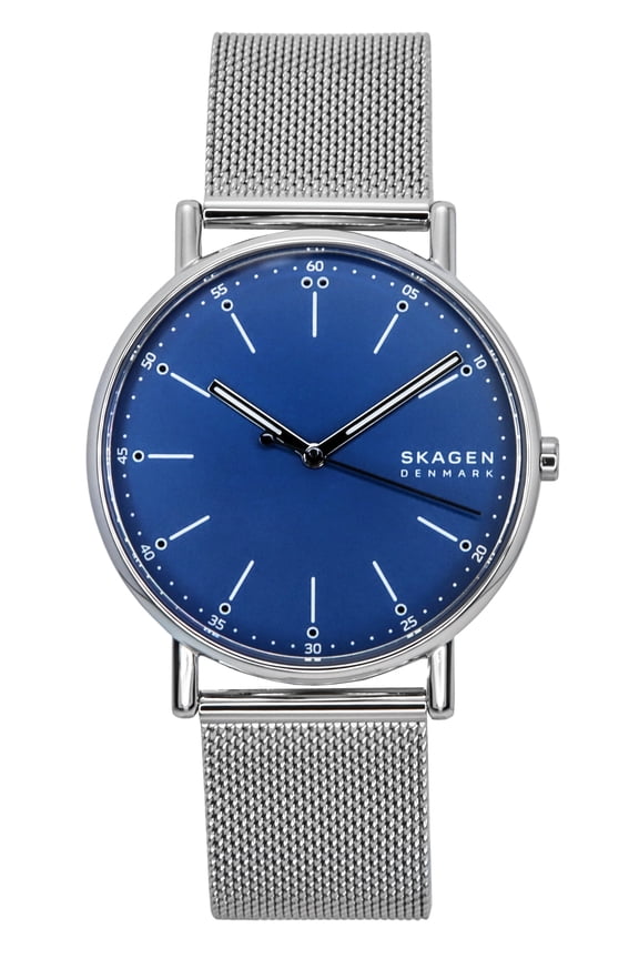 Signatur Stainless Steel Blue Dial Quartz SKW6904 Men's Watch