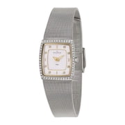 Skagen Steel Collection Womens White Dial Quartz Watch 384XSGSW1
