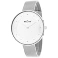 thumbnail image 1 of Skagen Women's Gitte Silver Stainless-Steel Plated Japanese Quartz Fashion Watch SKW2140, 1 of 2