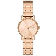 Skagen Womens Signatur Lille Rose gold Dial Watch - SKW3125