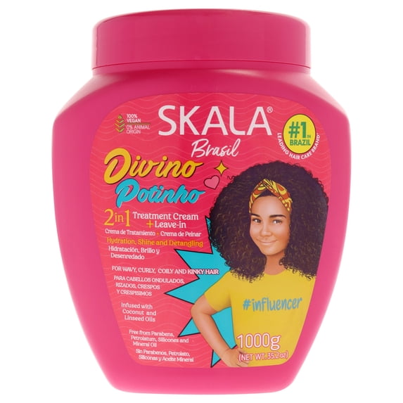 Skala 2 in 1 Divine Pot Hair Treatment Conditioning Plus Leave in , 35.2 oz Treatment