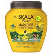 Skala Passion Fruit & Patua Oil 2-in-1 Hair Treatment Cream & Leave-In Conditioner for Strength & Hydration, 35.2 oz