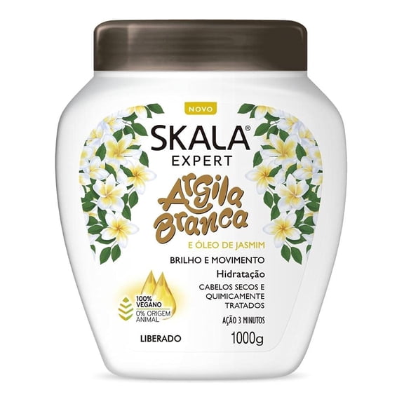Skala Expert Argila Branca Hair Treatment Conditioning, Net.Wt 1000g