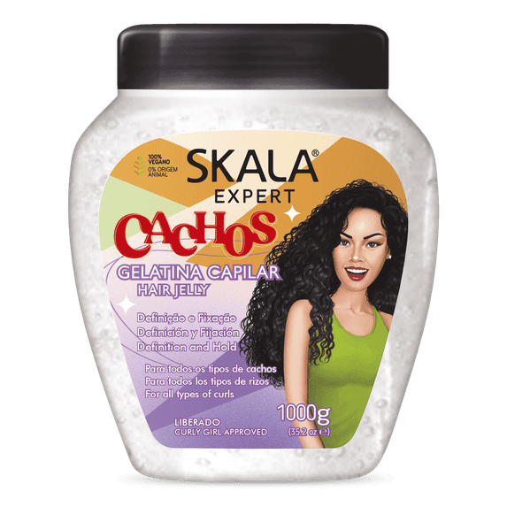 Skala Expert Gelatina Capilar Cachos 1kg(35.2oz) - Ultimate Curl Defining Hair Cream