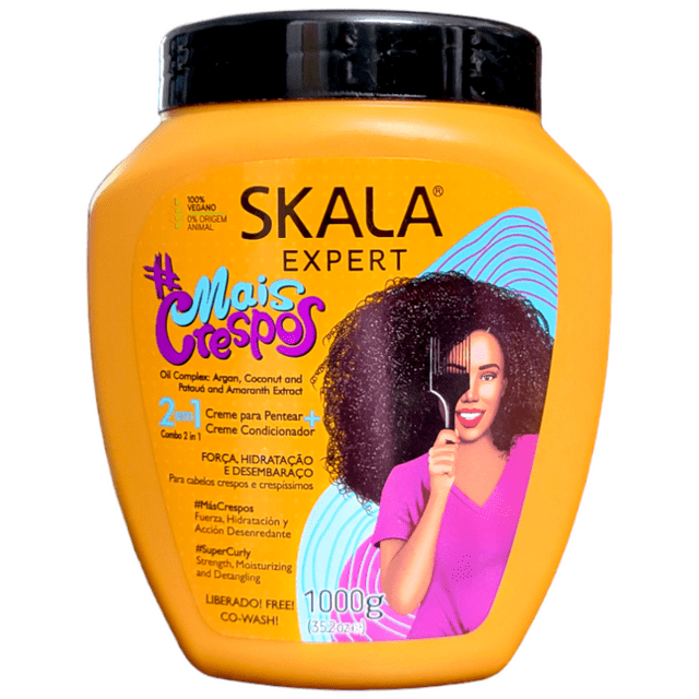 Skala Expert Mais Crespos Hair Treatment for Curly and Afro Hair: Perfect and Defined curls,Hydration and Softness in a Single Product