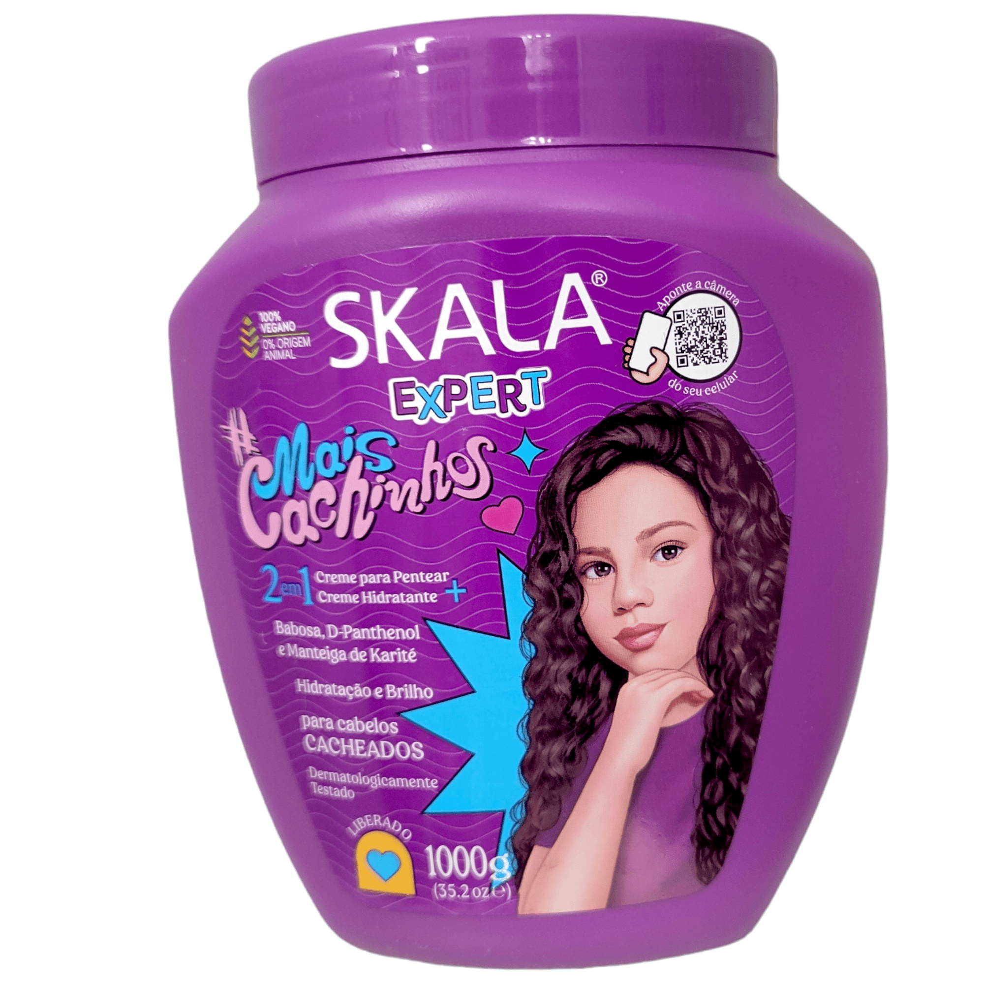Skala Expert More Curls 2 in 1 Treatment Cream for Girls with Curly Hair Deep Hydration