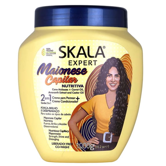 Skala Maionese Capilar 2 In 1 Conditioning Treatment Cream 35.27 oz
