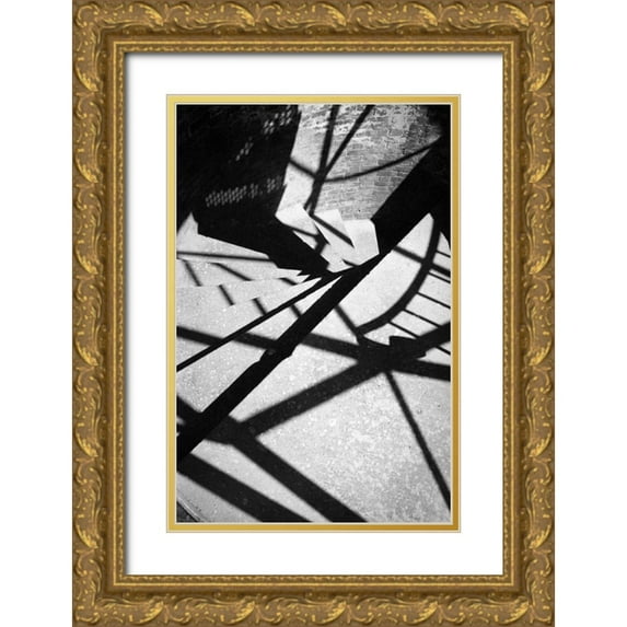 Skala, Matthew 17x24 Gold Ornate Wood Framed with Double Matting Museum Art Print Titled - Staircase