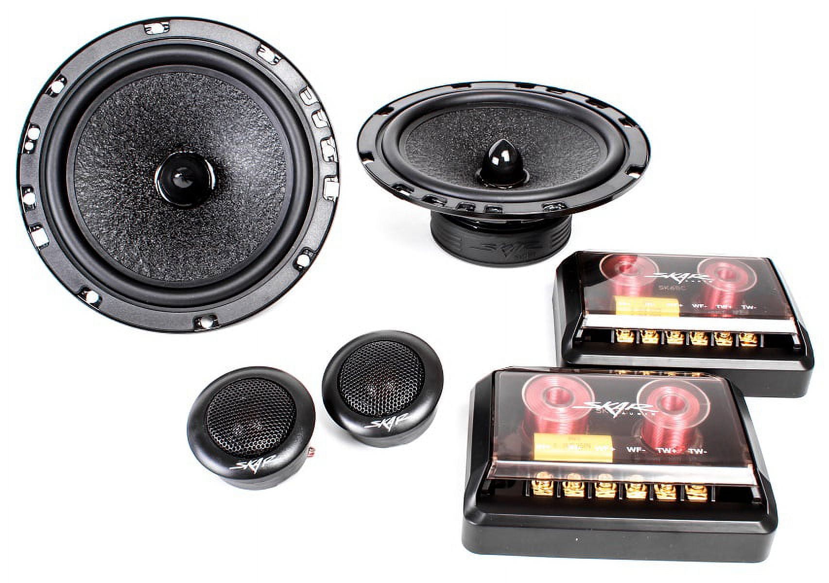 Skar Audio SK65C 6.5Inch 2Way 160 Watt Component Speaker System