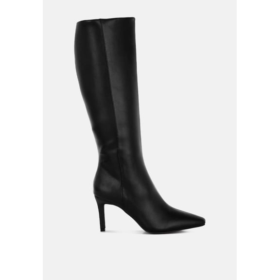 Skara Faux Leather Calf Boots