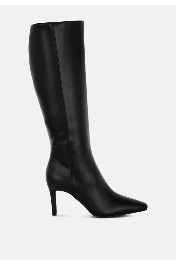 Skara Faux Leather Calf Boots