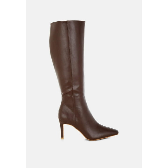 Skara Faux Leather Calf Boots