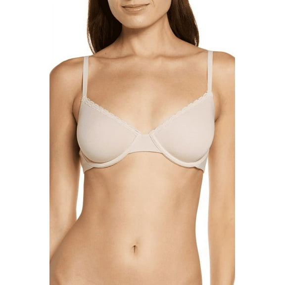 Skarlett Blue CASHMERE Adorned Demi Cotton Bra, US 32DD, UK 32DD