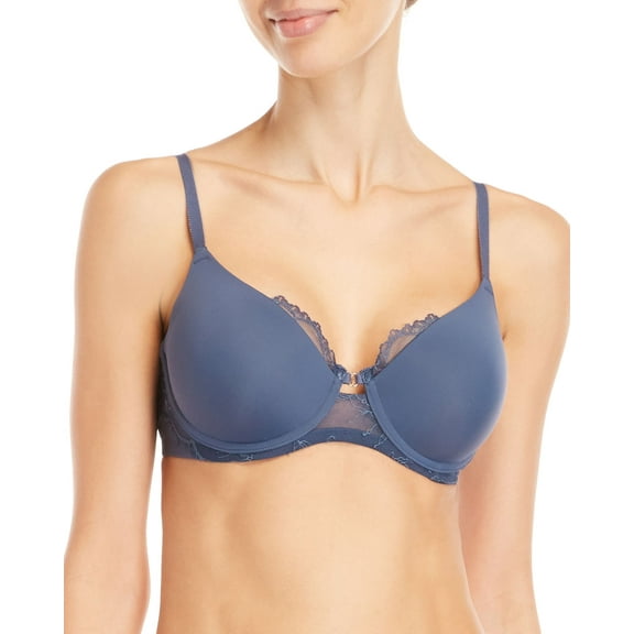 Skarlett Blue Women's Blue La Notte Soiree T-Shirt Bra, US 32C