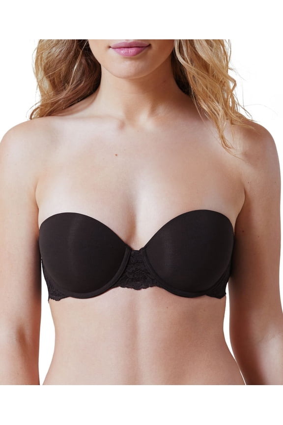 Womens Strut Convertible Strapless Underwire Bra,Black,32 DD