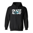 thumbnail image 1 of Skate All Day! Hoodie Women -SPIdeals Designs, Female 3X-Large, 1 of 4