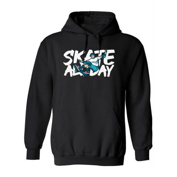 Skate All Day! Hoodie Women -SPIdeals Designs, Female x-Large