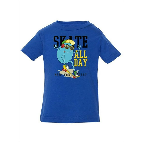 Skate All Day T-Shirt Infant -Image by Shutterstock, 12 Months