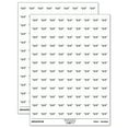 thumbnail image 1 of Skate Board Boarding Doodle 200+ Round Stickers - White - Gloss Finish - 0.50" Size, 1 of 3
