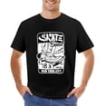 thumbnail image 1 of Skate Board New York City Men’s T-Shirt 100% Cotton Casual Short Sleeve Tops Gift Tee Black XL, 1 of 5