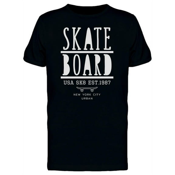 Skate Board Usa Sk8 T-Shirt Men -Image by Shutterstock, Male 3X-Large