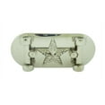 thumbnail image 1 of Skate Boarders Skateboard Belt Buckle Skateboarding Nautical Silver Star Fashion, 1 of 2