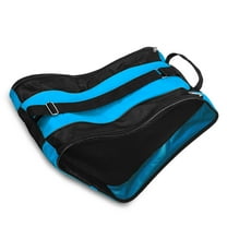 Skate Carry Bag Adjustable Oxford Fabric Large Capacity Carry Case For Kids Roller Skates Pink