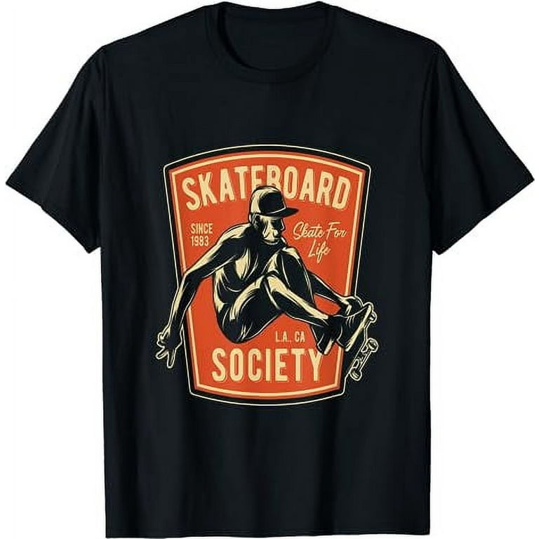 Skate For Life 1983 T Shirts For Men Boy Skateboard Gift Tee T-Shirt Skate For Life 1983 T Shirts For Men Boy Skateboard Gift Tee T-Shirt
