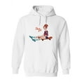 thumbnail image 1 of Skate Girl. Hoodie Women -Image by Shutterstock, Female Medium, 1 of 4