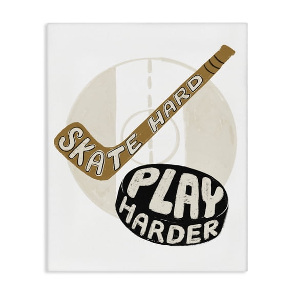 Stupell Industries Skate Hard Play Harder Canvas Wall Art, design by Connie Summers
