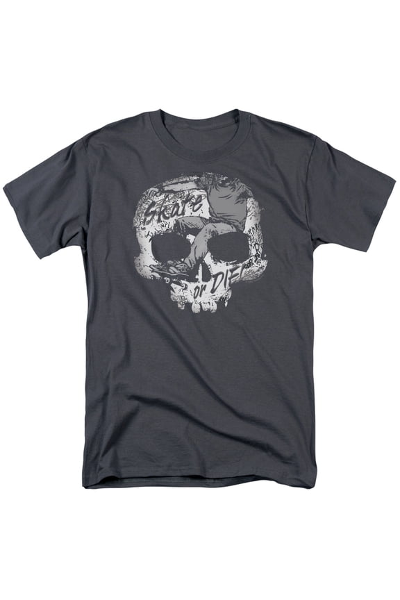 - Skate Or Die Skull - Short Sleeve Shirt - X-Large