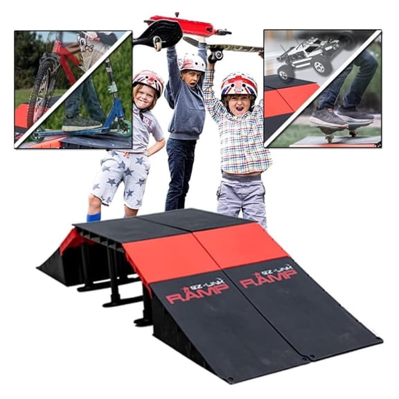 Skate Ramp, Skateboard Ramp, BMX, Bike Ramps for Ages 6-12, Ramp, Skateboard Ramps for Ages 6-12