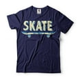 thumbnail image 1 of Skate Shirt Skateboarding Shirt Skater Shirts Skating T-shirt Skater Birthday Christmas Gift Shirt (3X-Large Navy Blue), 1 of 6