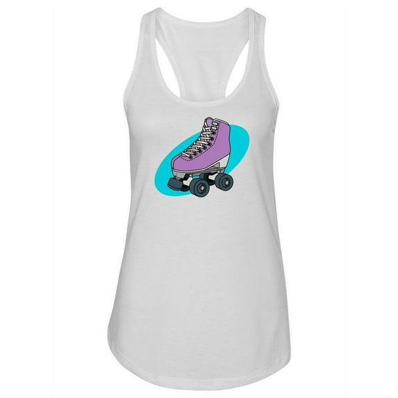 Skate Shoe Racerback Tank Women -SPIdeals Designs, Female x-Large